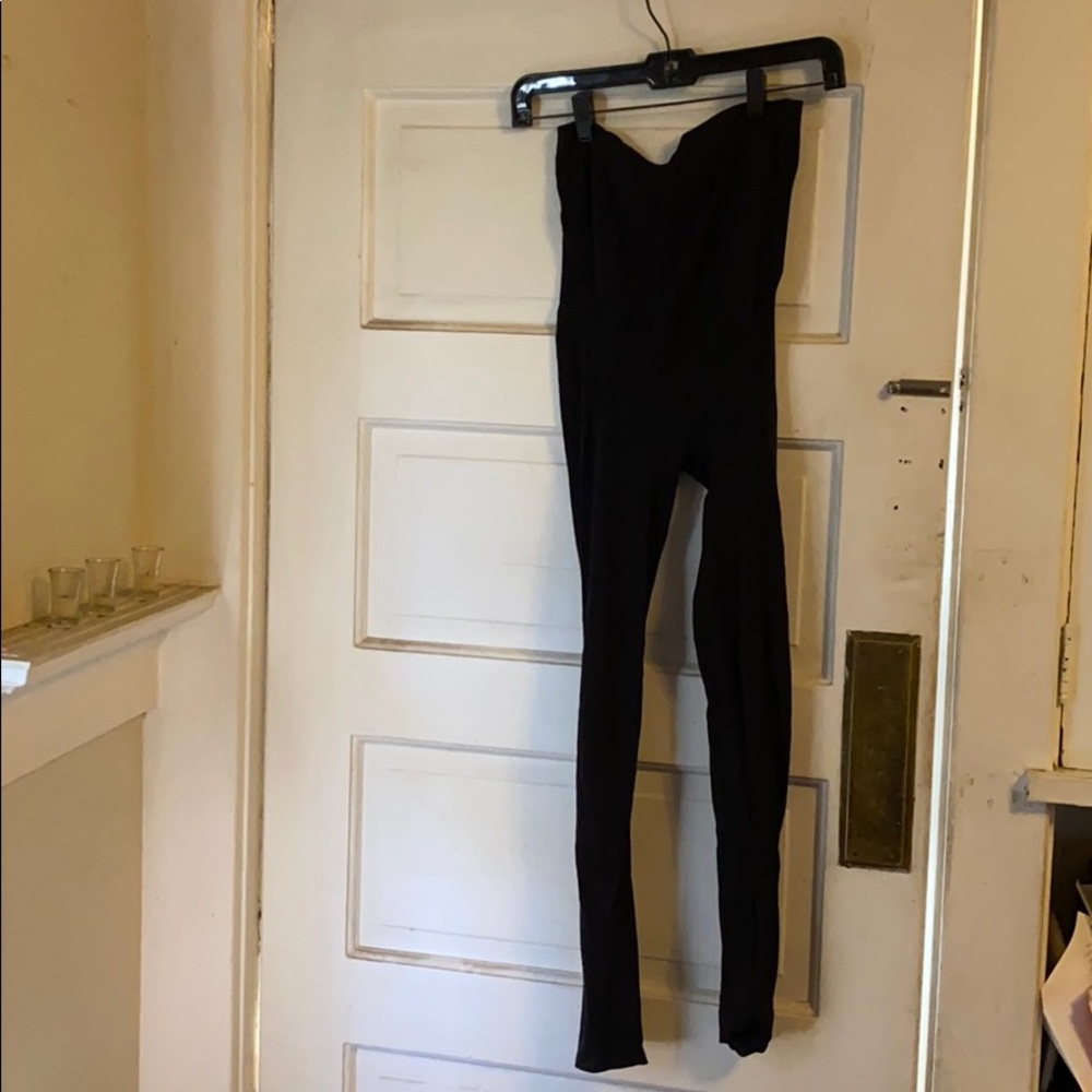 Black maternity leggings